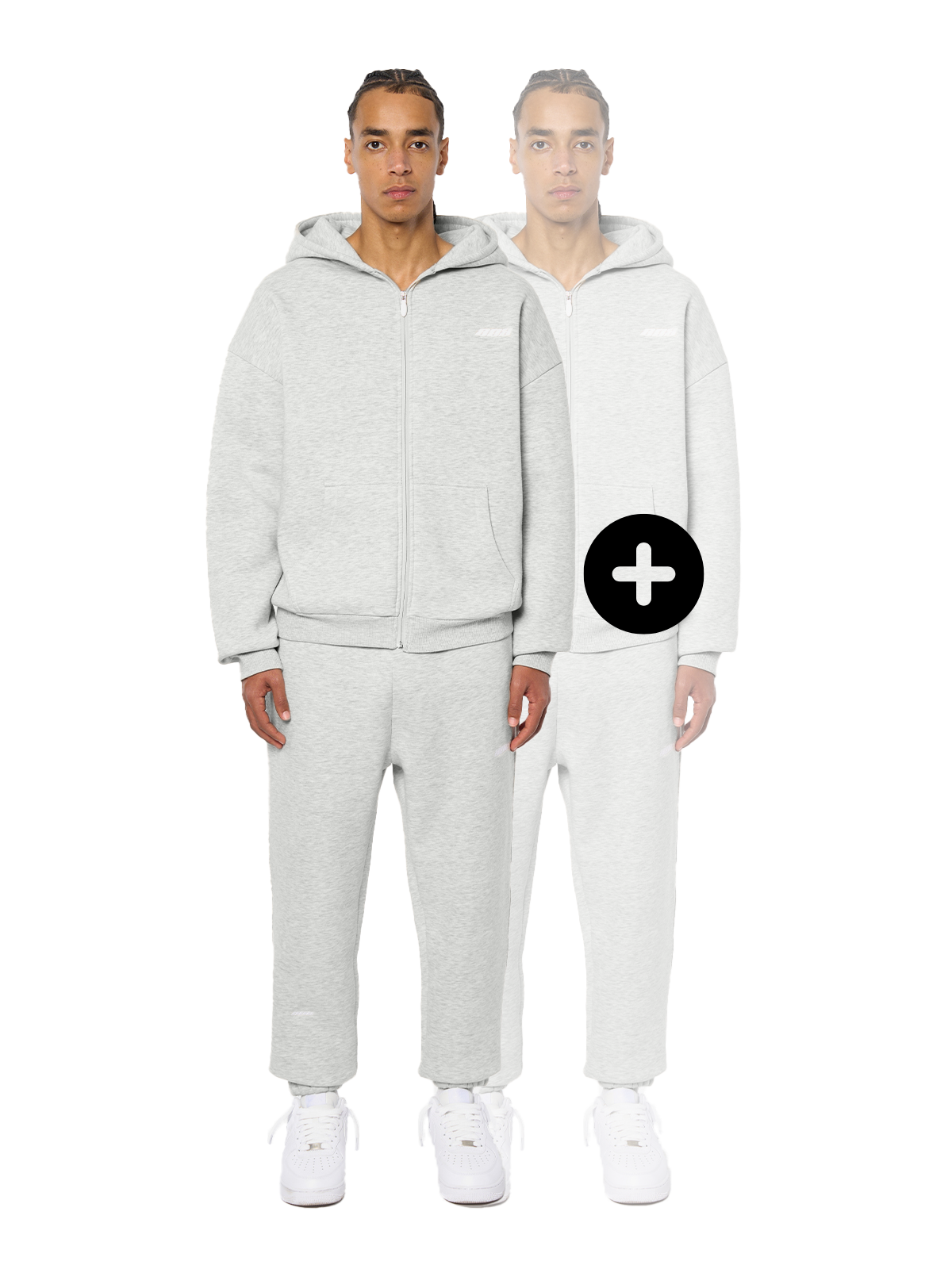 Buy One Set. Second Set Free - Grey