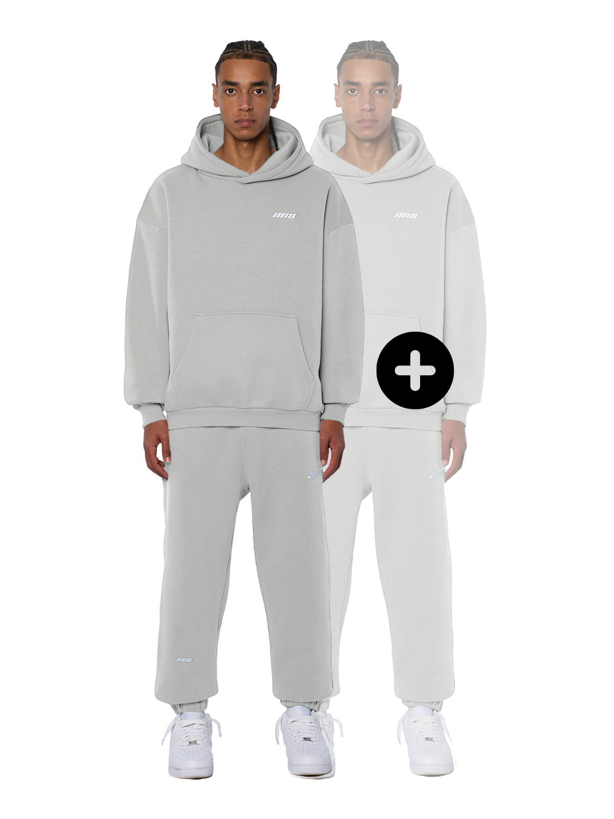 Buy One Set. Second Set Free - Grey