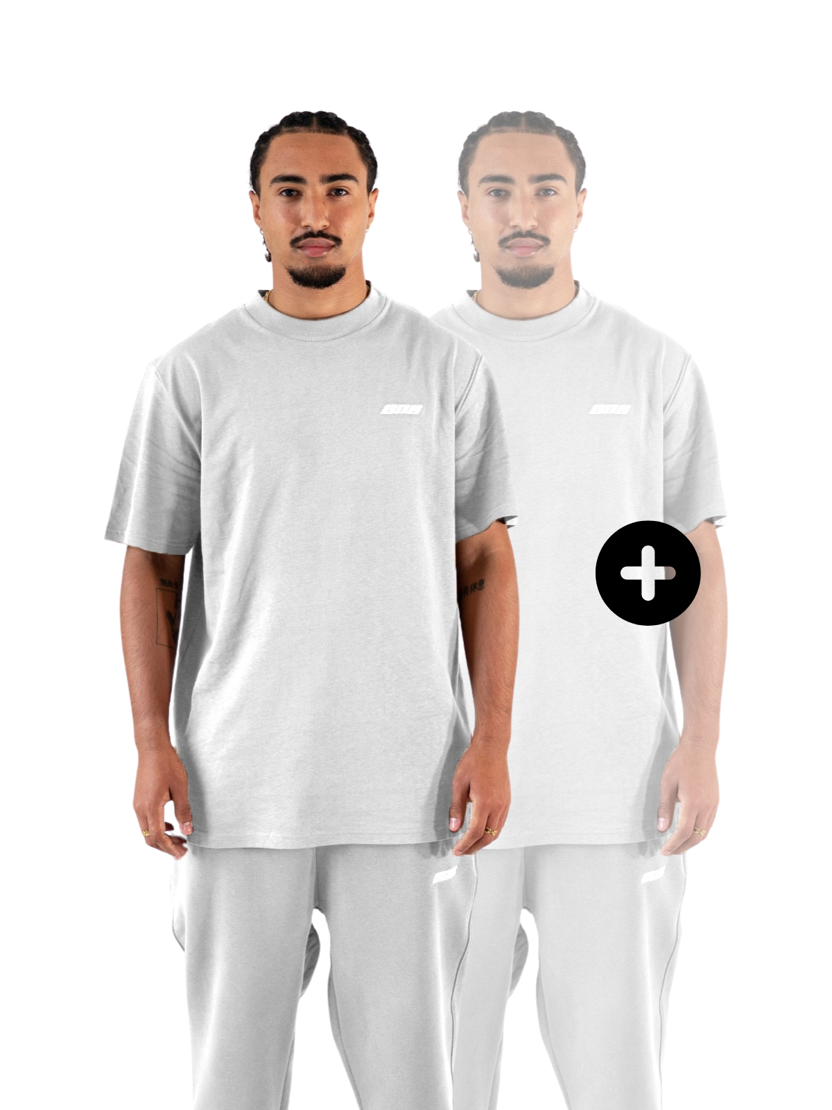 Buy 1 Tee, Get 1 Free - Grey