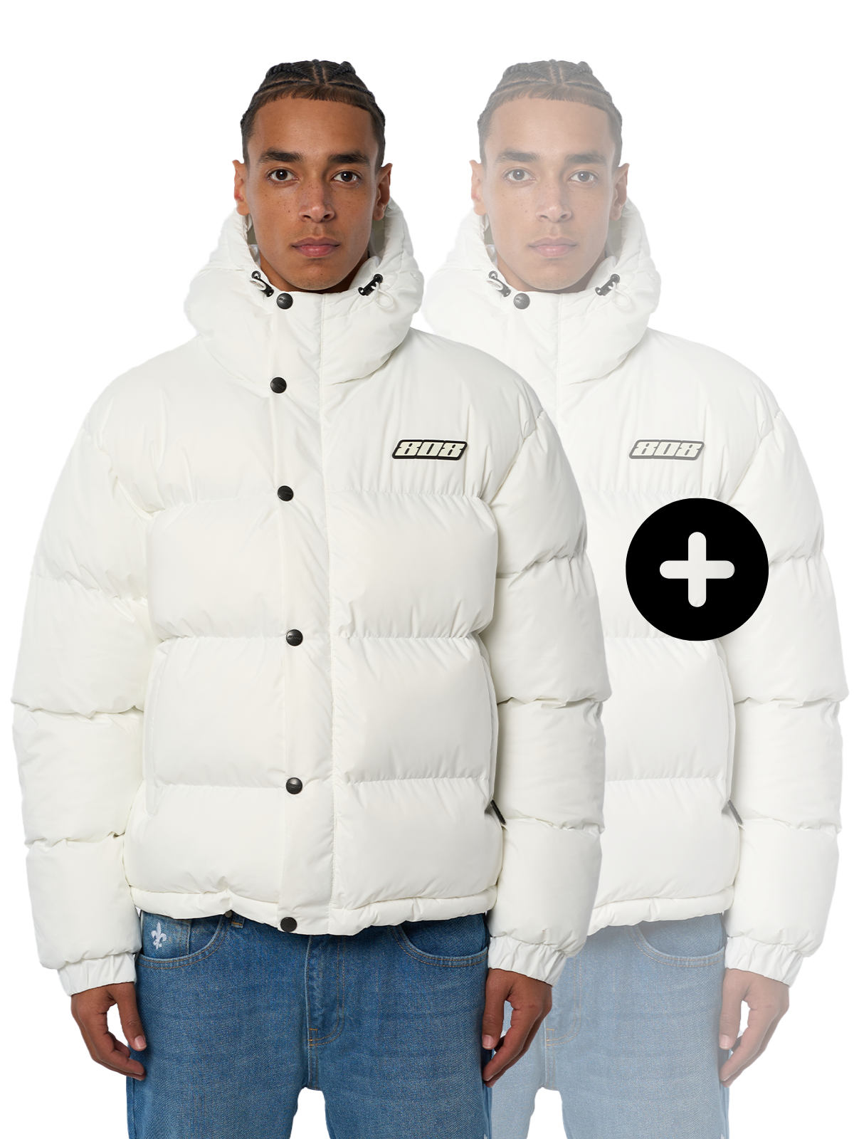 Buy One Puffer. Second Puffer Free - White