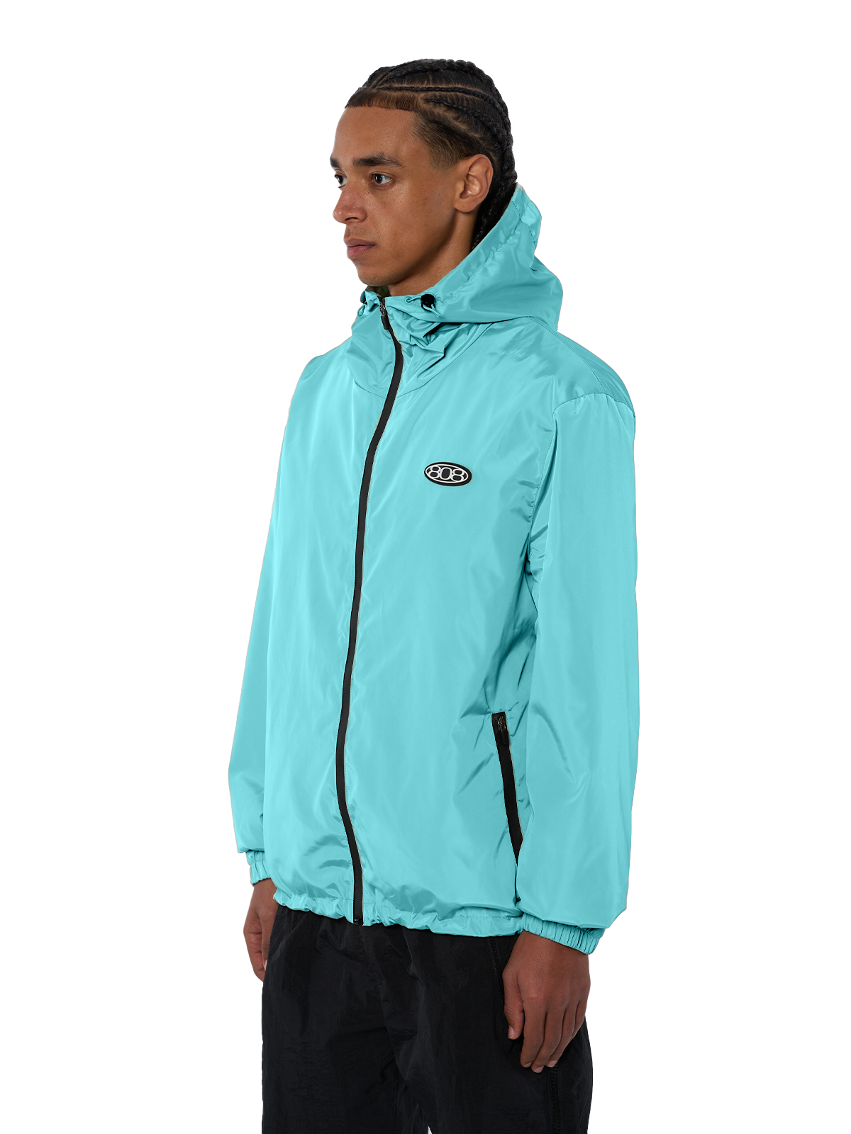Tiffany Windbreaker Regenjacke Wasserfest Weißes Logo