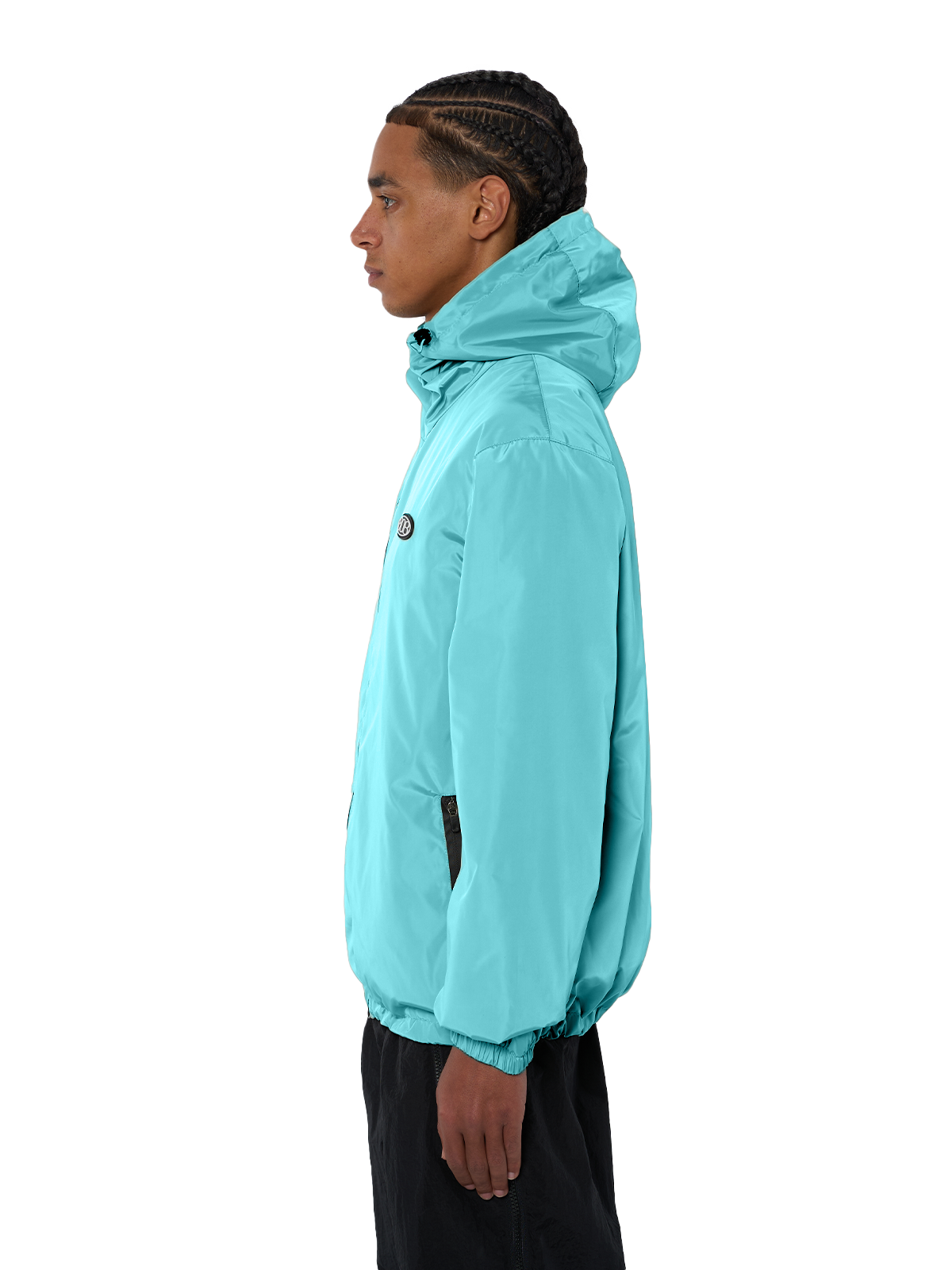 Tiffany Windbreaker Regenjacke Wasserfest Weißes Logo