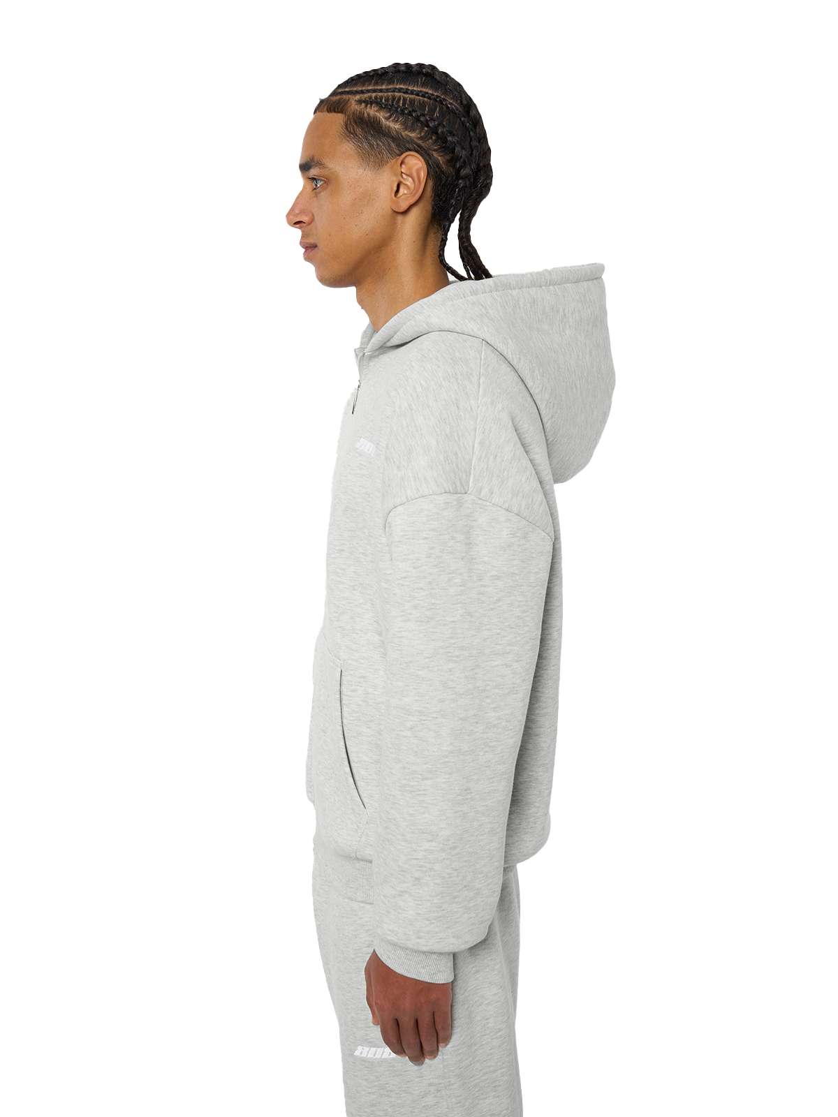 Basic Zipper Grey