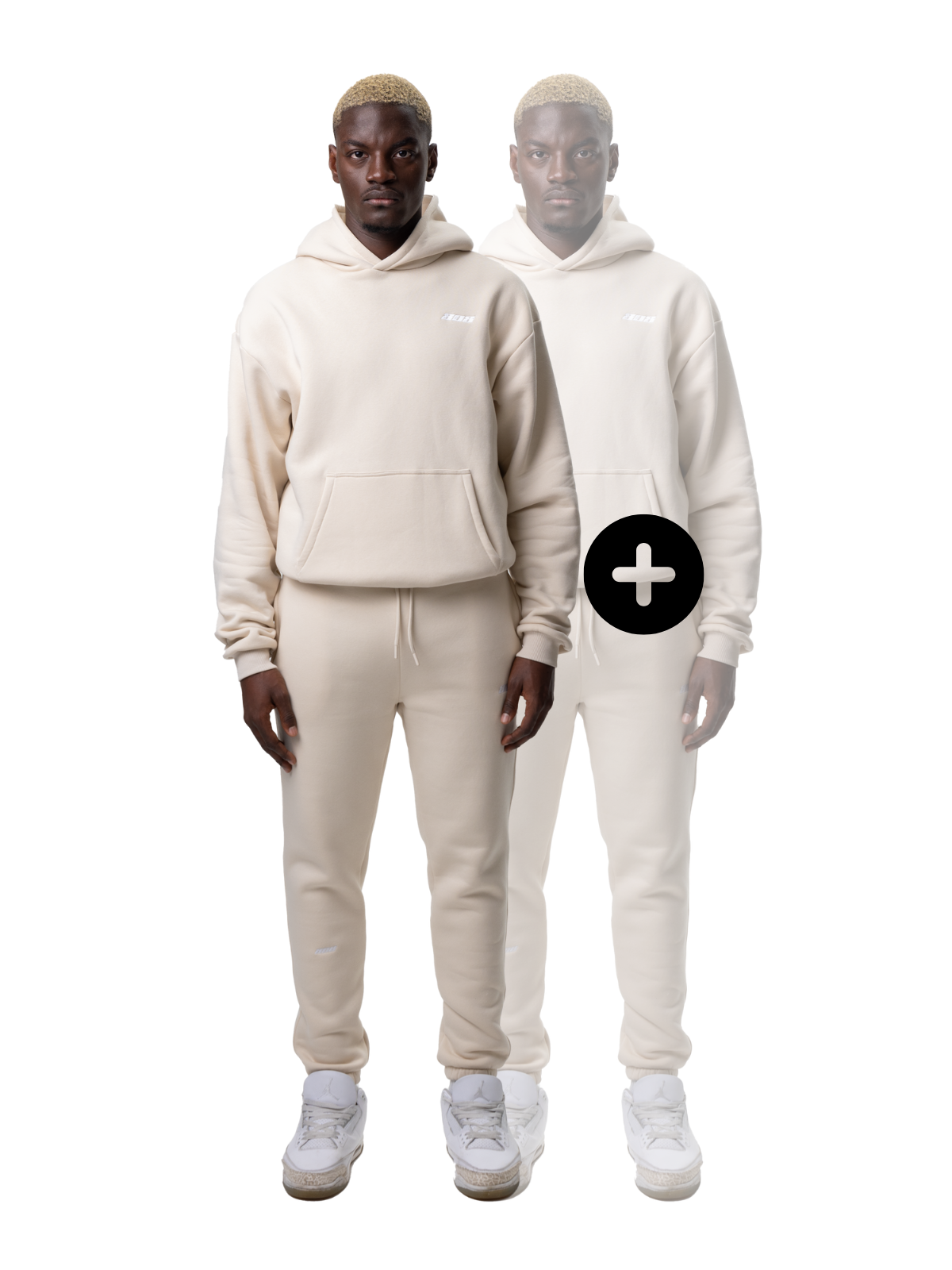 Buy One Set. Second Set Free - Cream White