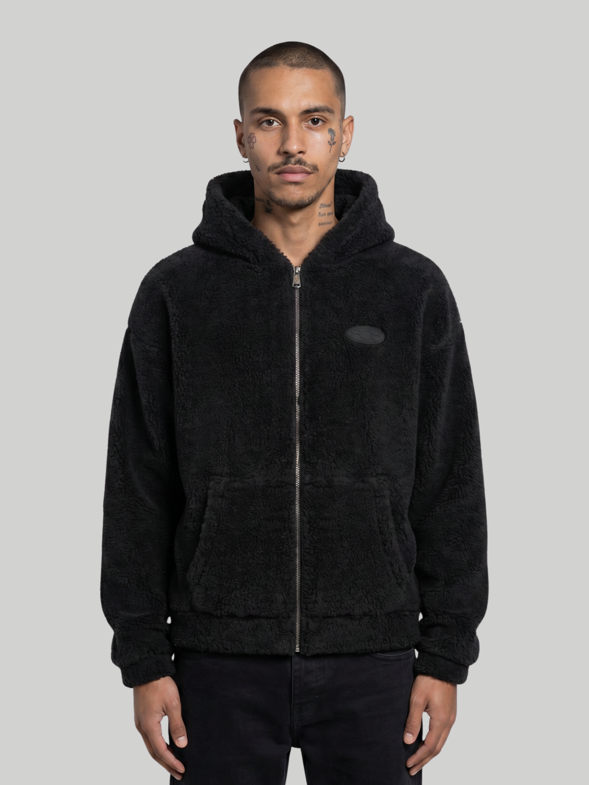 Teddy Jacket Anthrazit