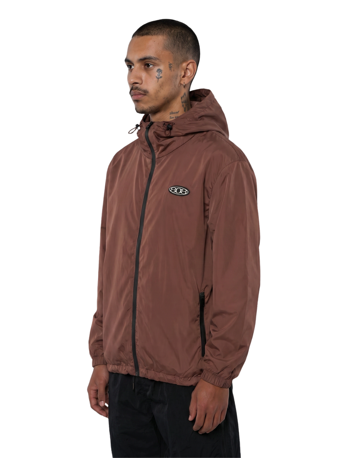 Windbreaker Jacket Brown-thumbmail-3