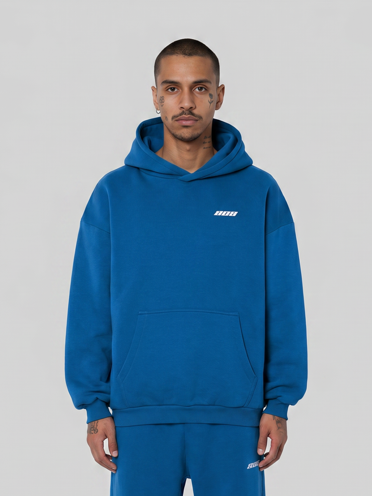 808 Hoodie Navy
