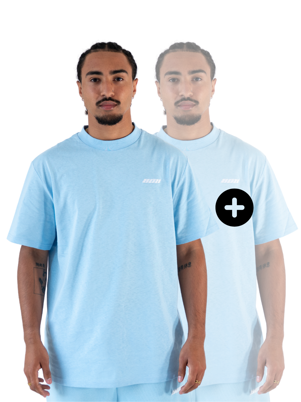 Buy 1 Tee, Get 1 Free - Babyblue