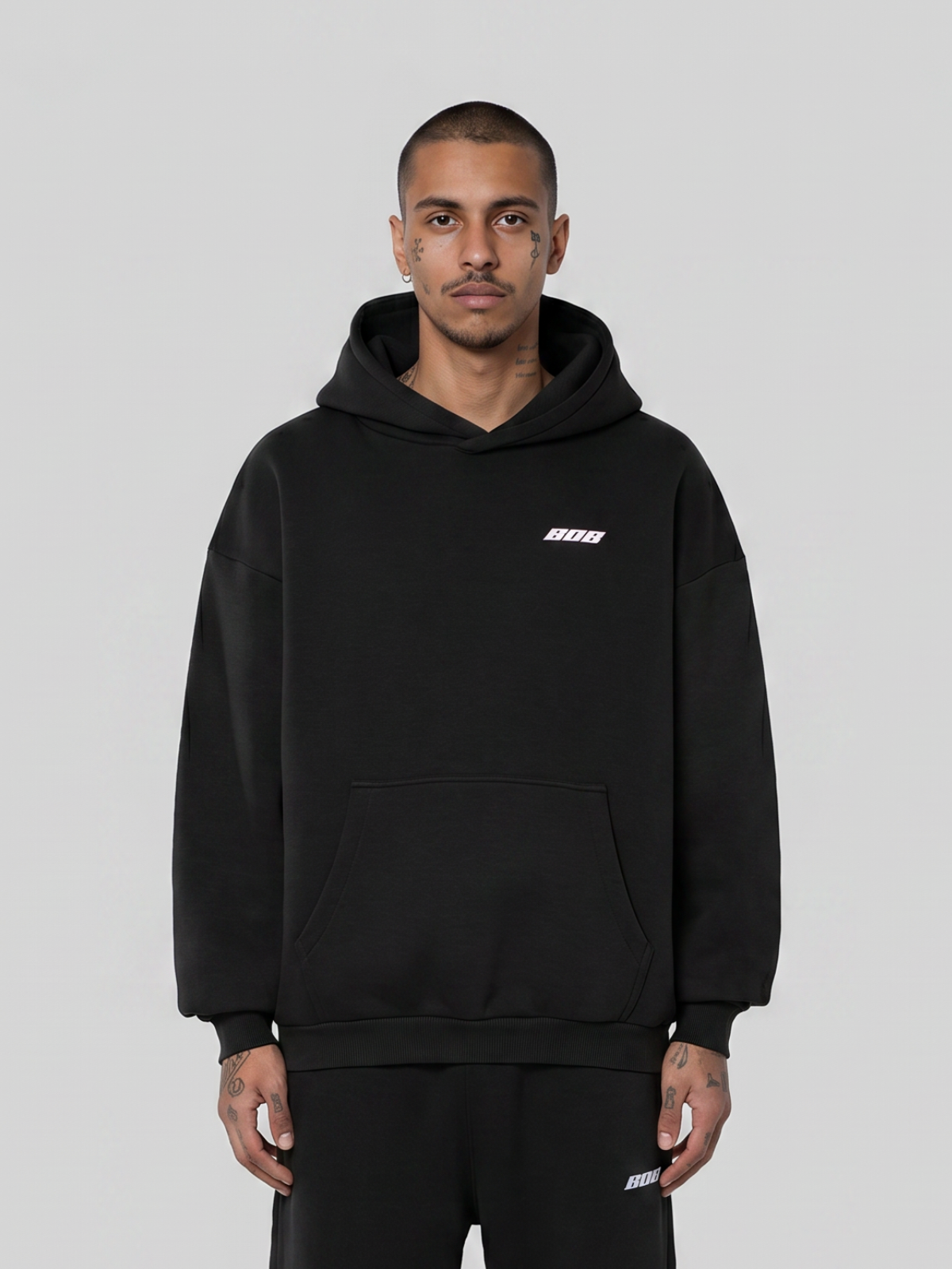 808 Hoodie Black