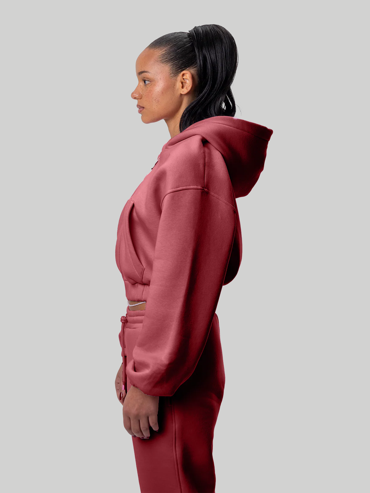 808 Cropped Zipper Wine Red-thumbmail-4