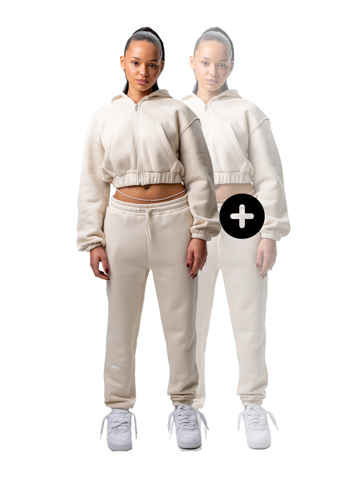 Buy One Set. Second Set Free - Cream White