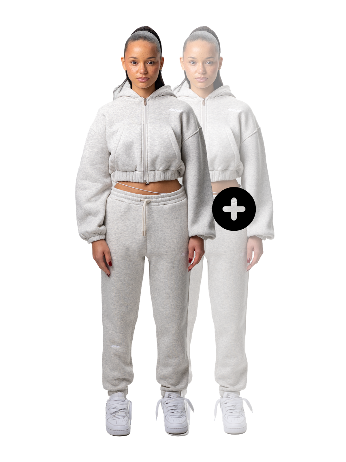 Buy One Set. Second Set Free - Grey