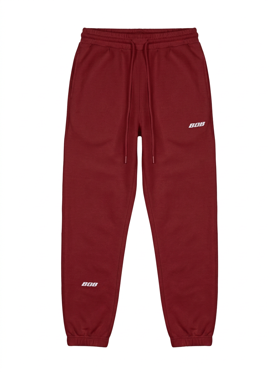 808 Pants Wine Red