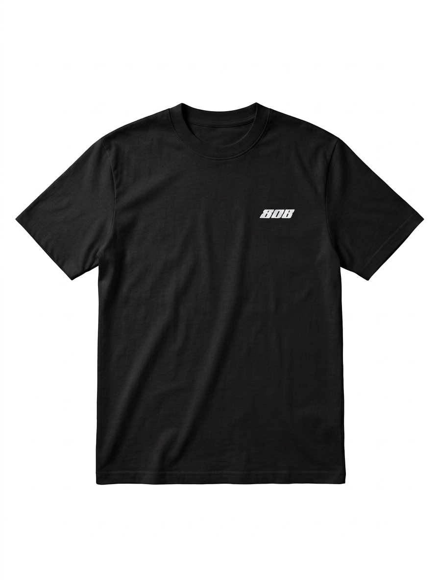 808 Tee Black