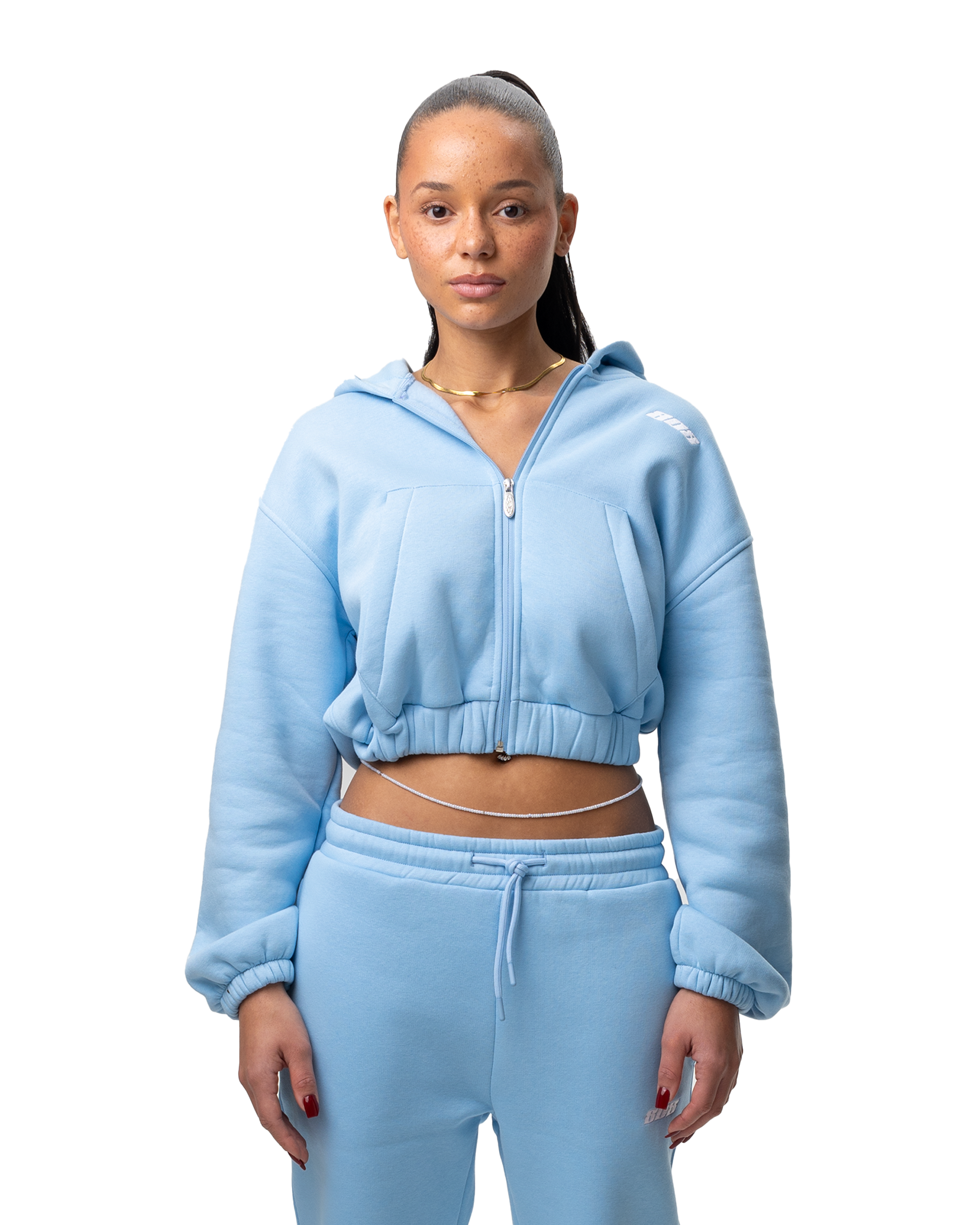 Zipper Women Babyblue