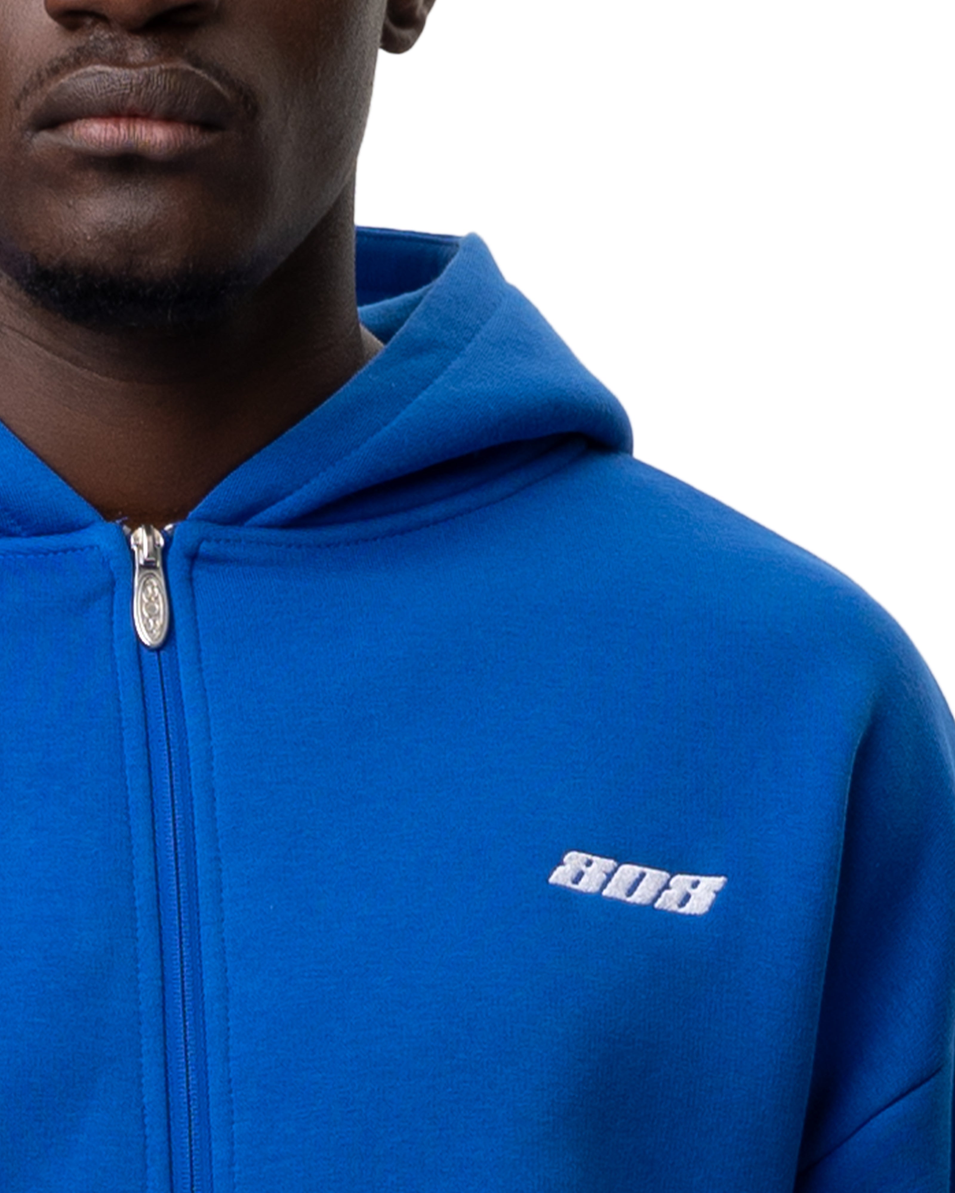 Basic Zipper Royal Blue