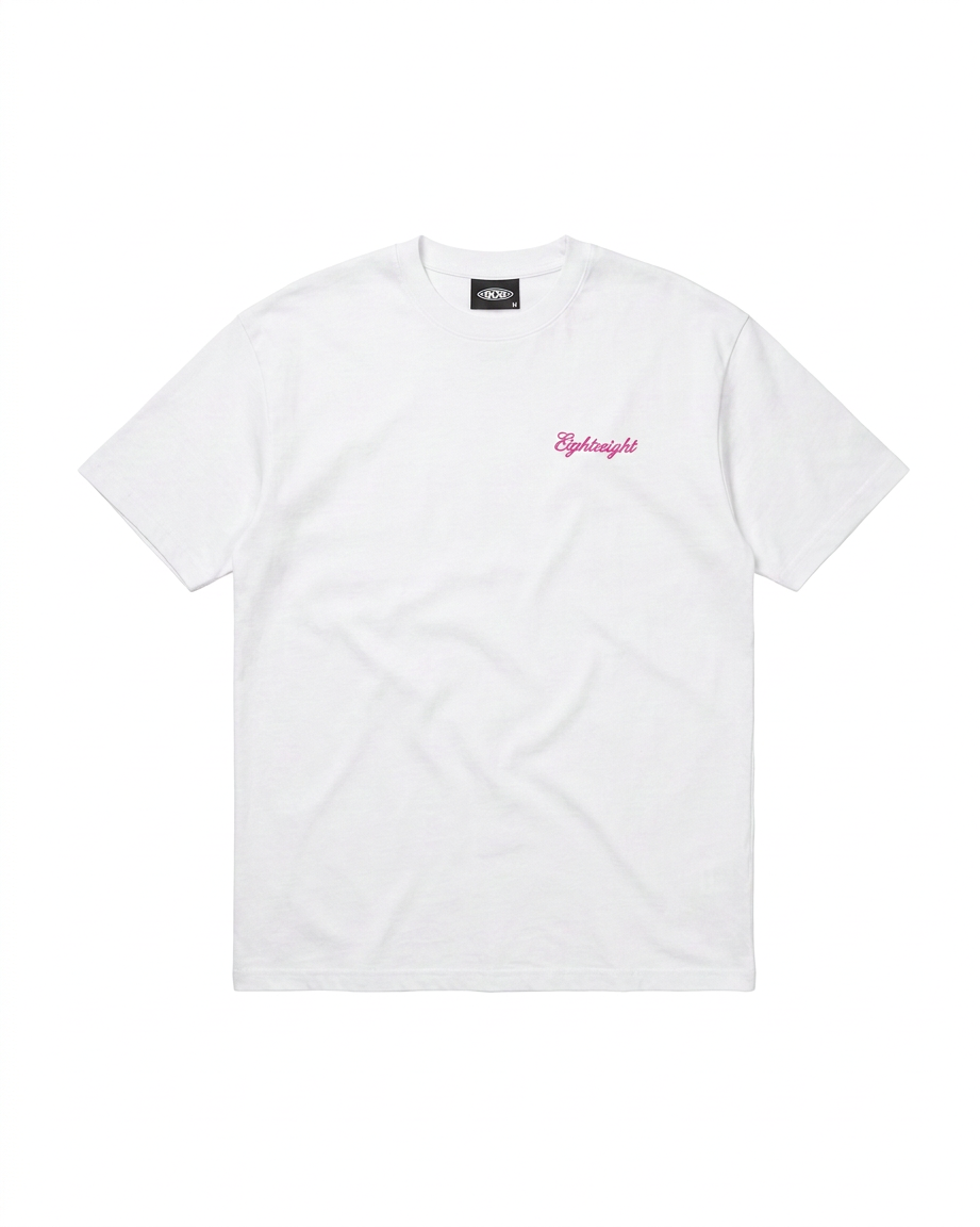 Essentials T-Shirt White/Pink