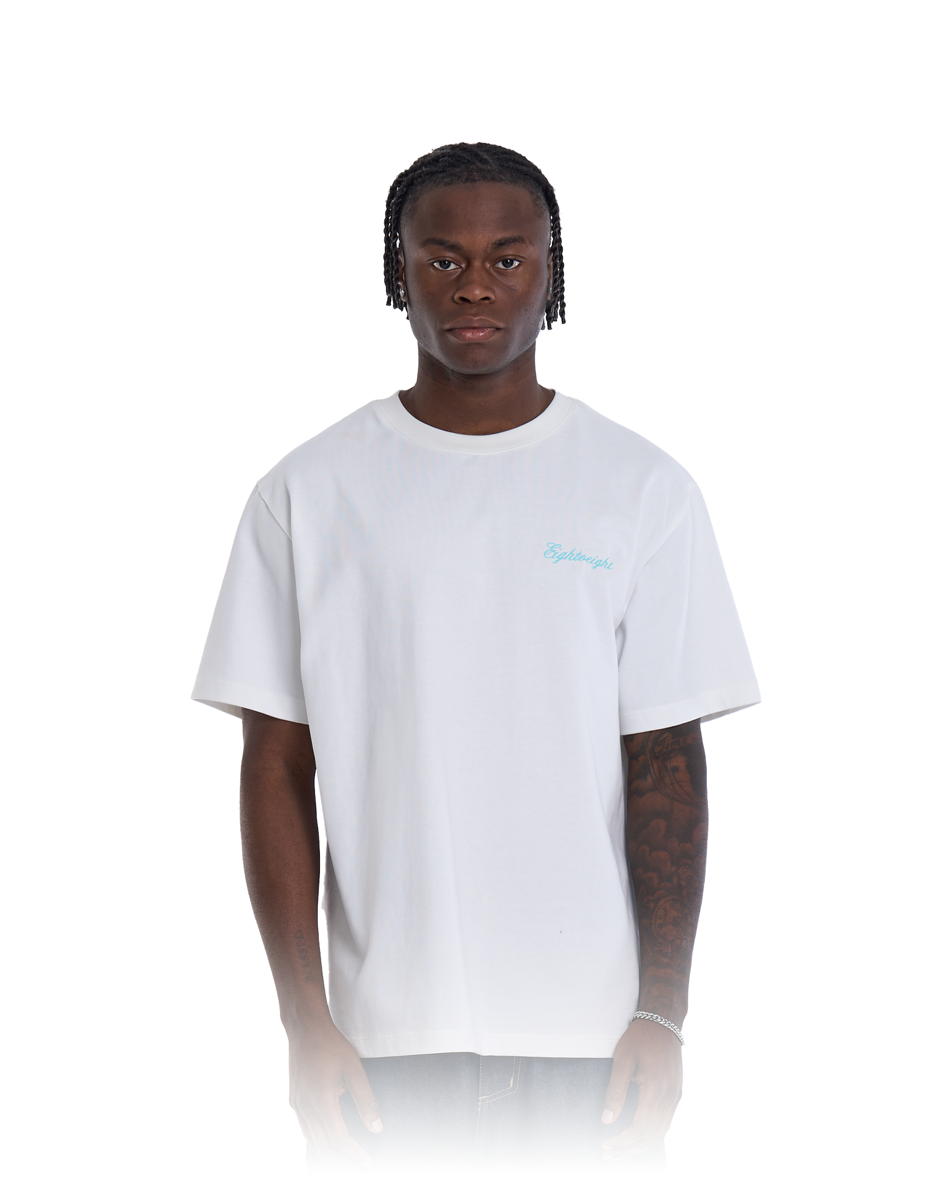 Essentials T-Shirt White/Blue