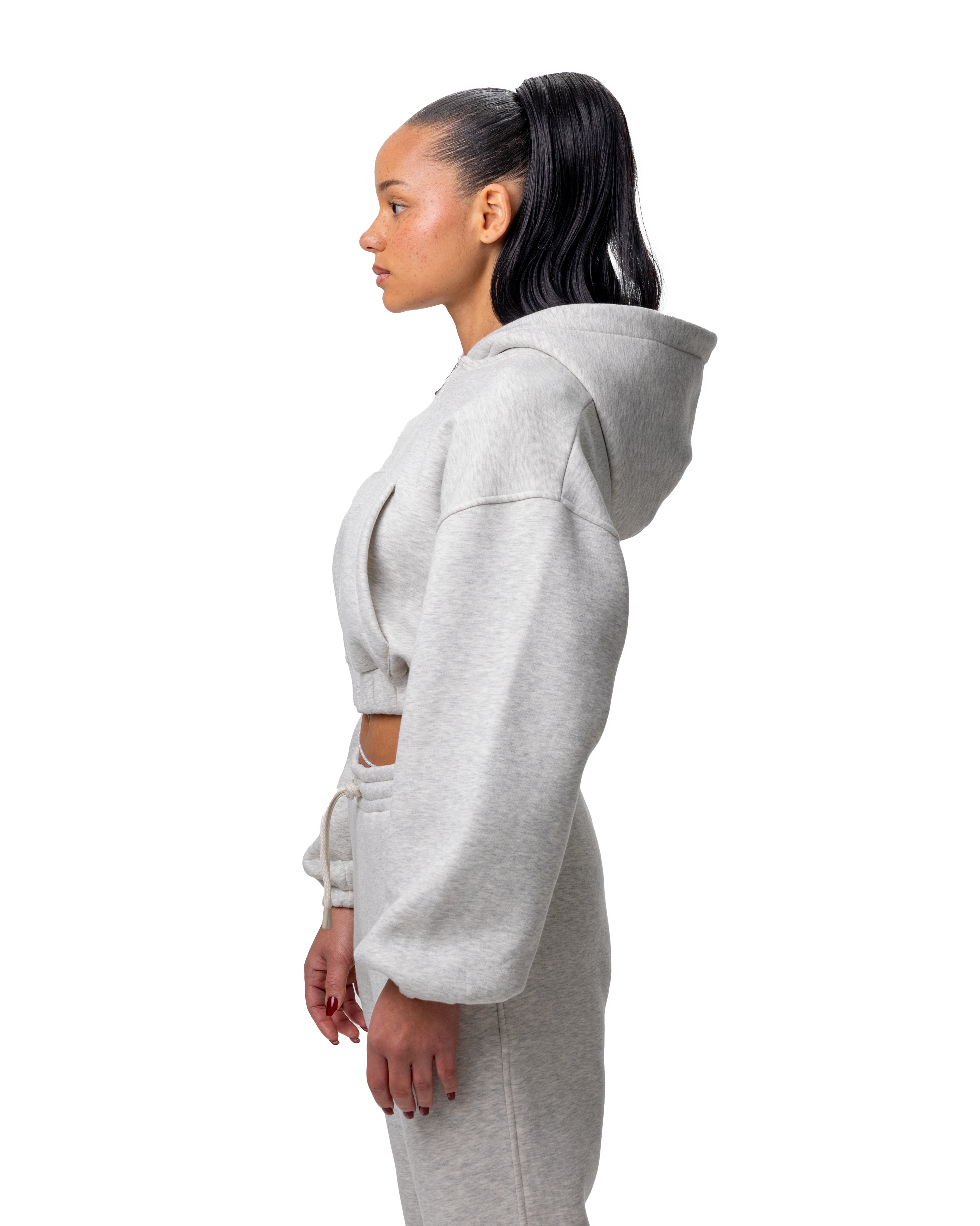 Zipper Women Grey