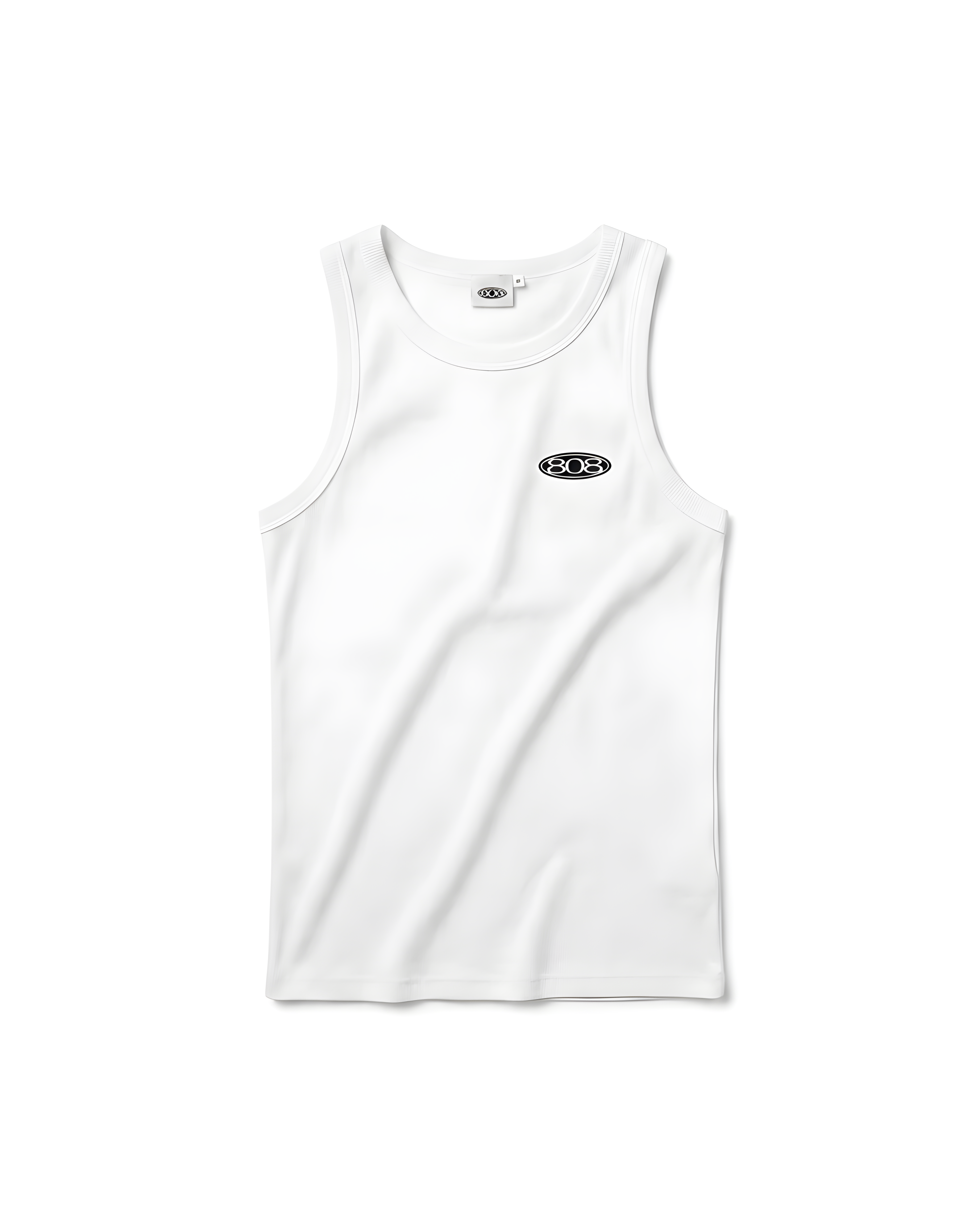 808 Tank Top Snow White