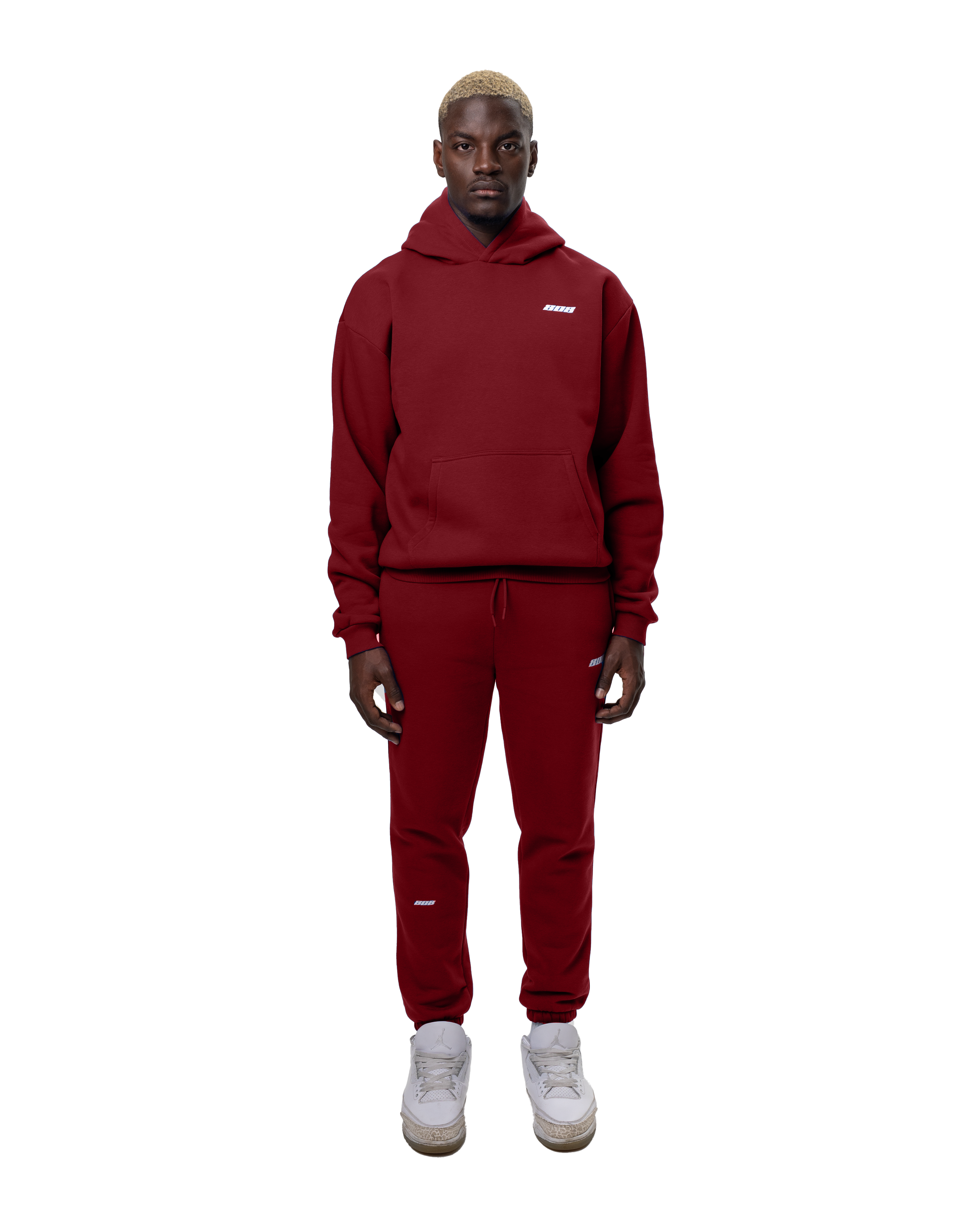 Basic Pants Wine Red