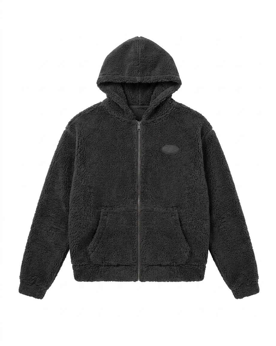 Teddy Jacket Anthrazit