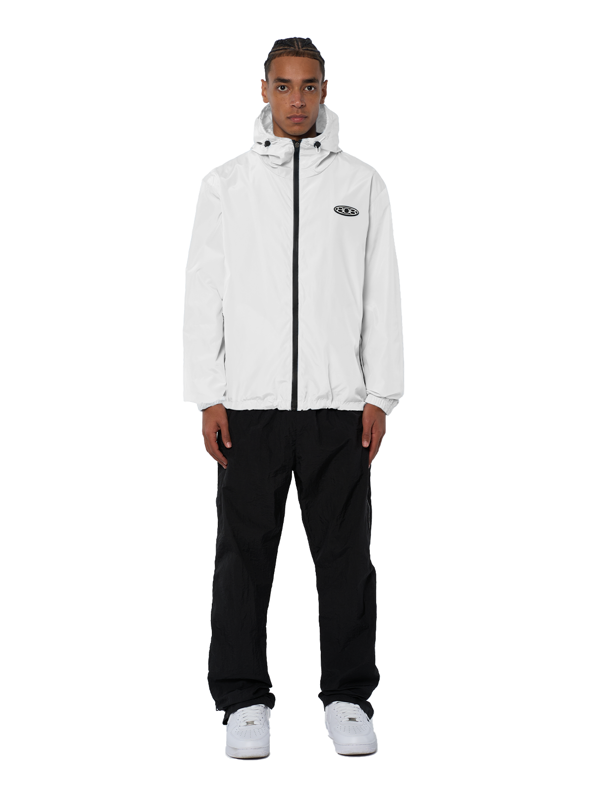 Windbreaker Jacket White