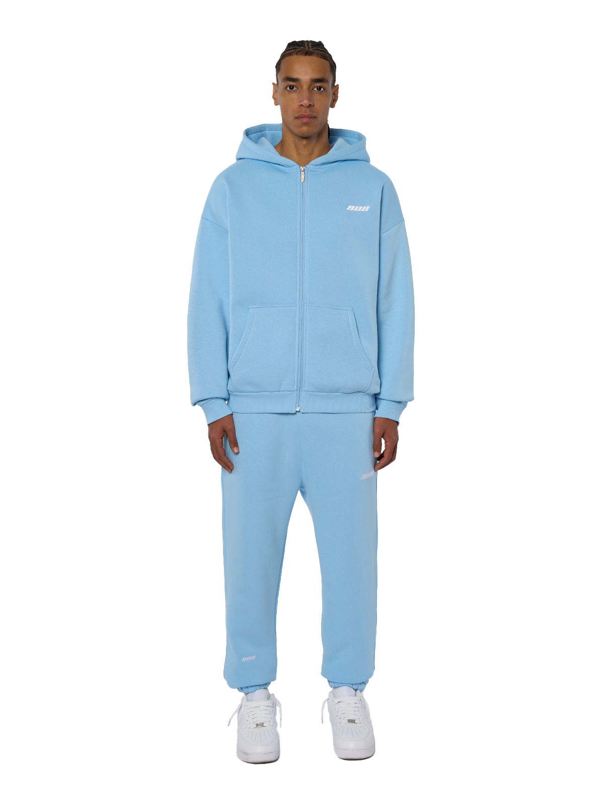 Basic Zipper Babyblue