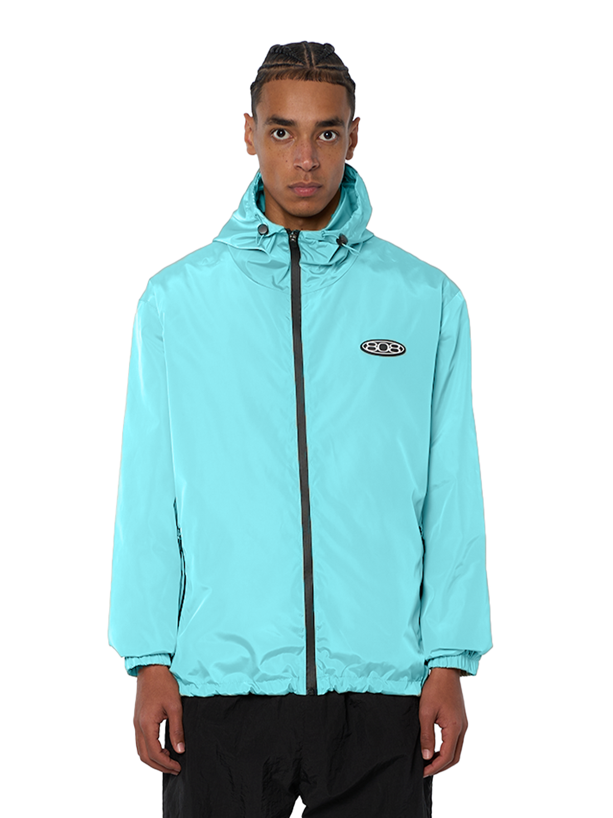 Tiffany Windbreaker Regenjacke Wasserfest Weißes Logo