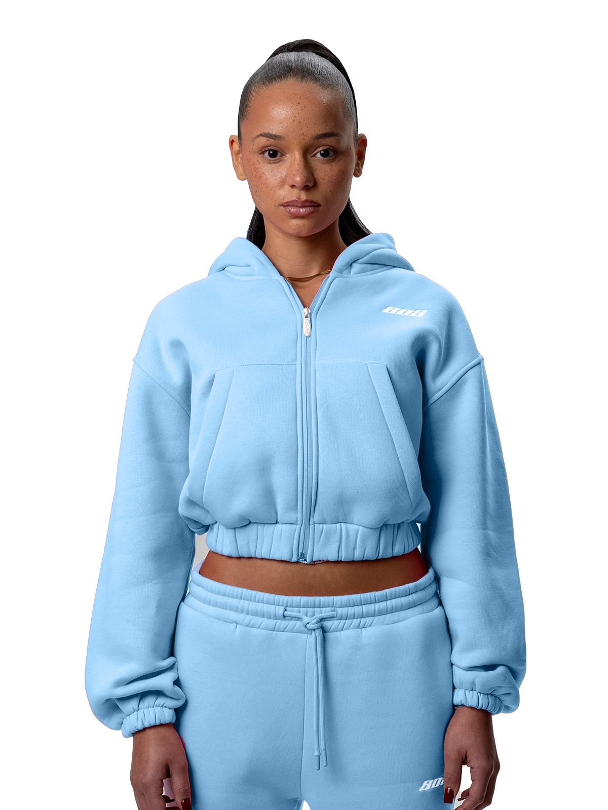 Zipper Women Babyblue