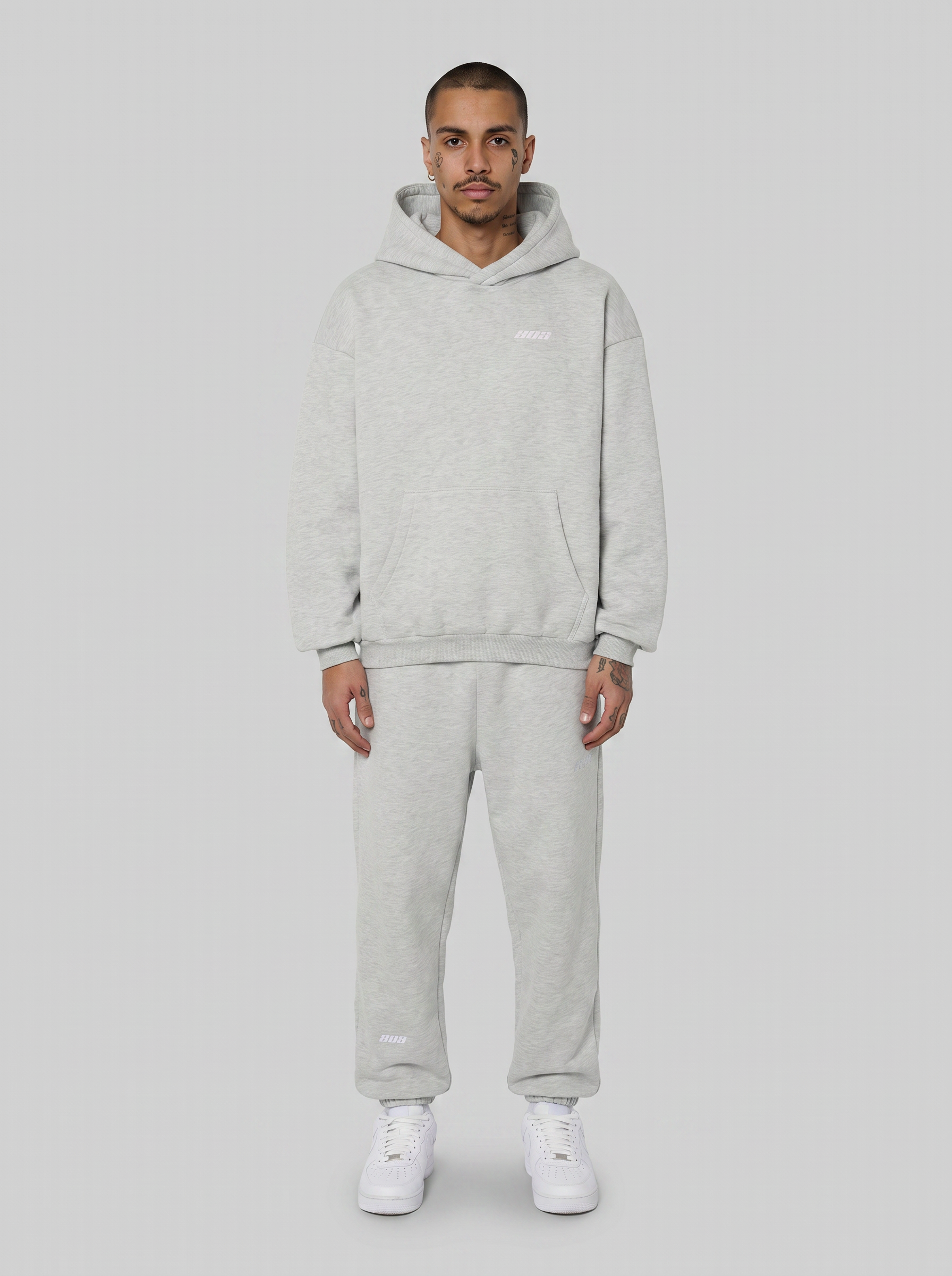 808 Hoodie Grey Melage-thumbmail-5
