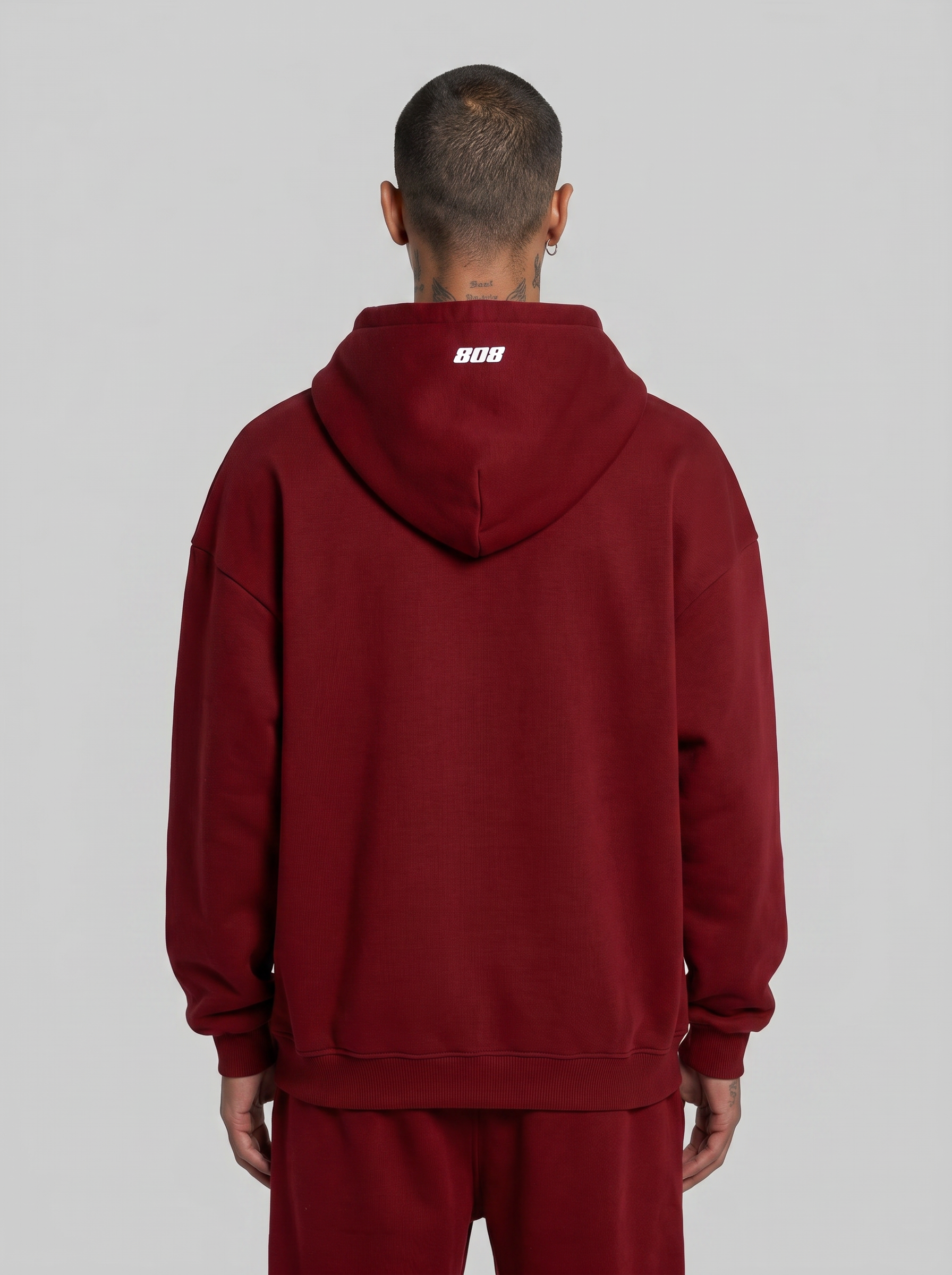 808 Hoodie Wine Red-thumbmail-4