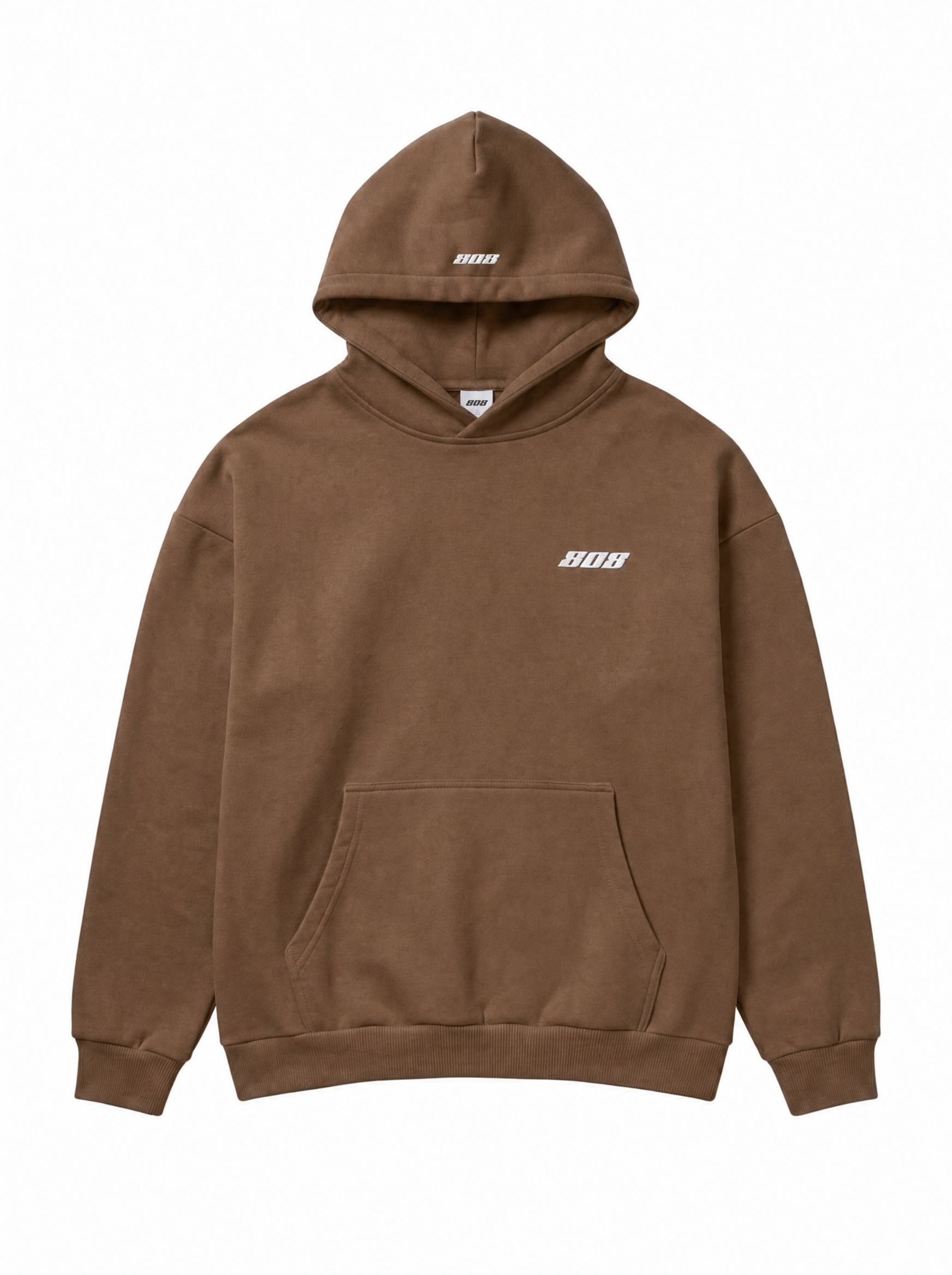 808 Hoodie Brown