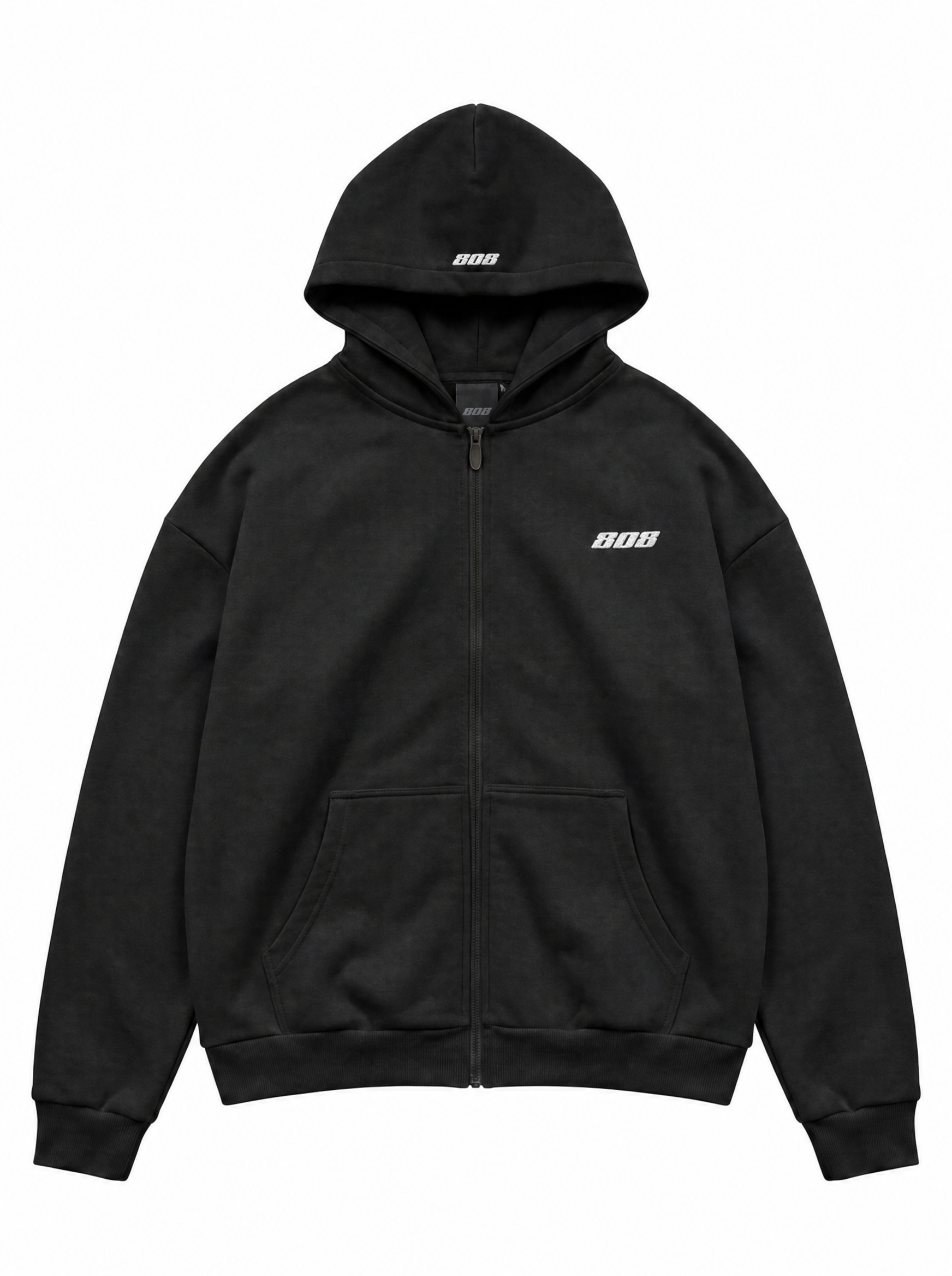 808 Zipper Black