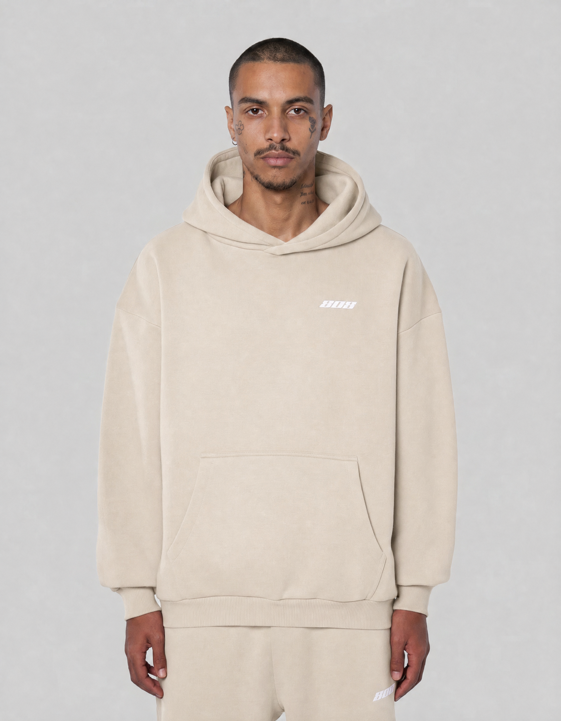 808 Hoodie Desert Sand
