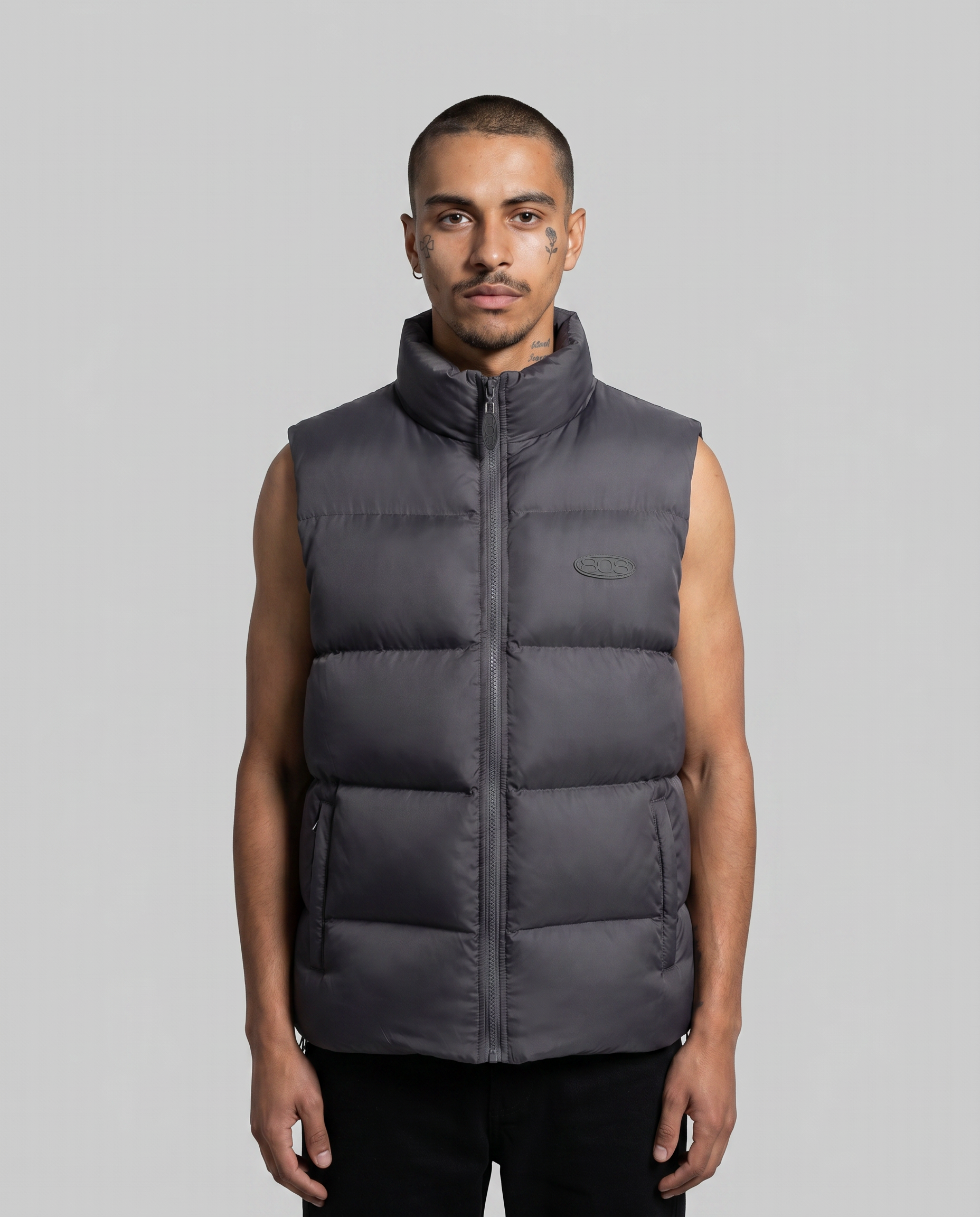 Puffer Vest Antrhazit