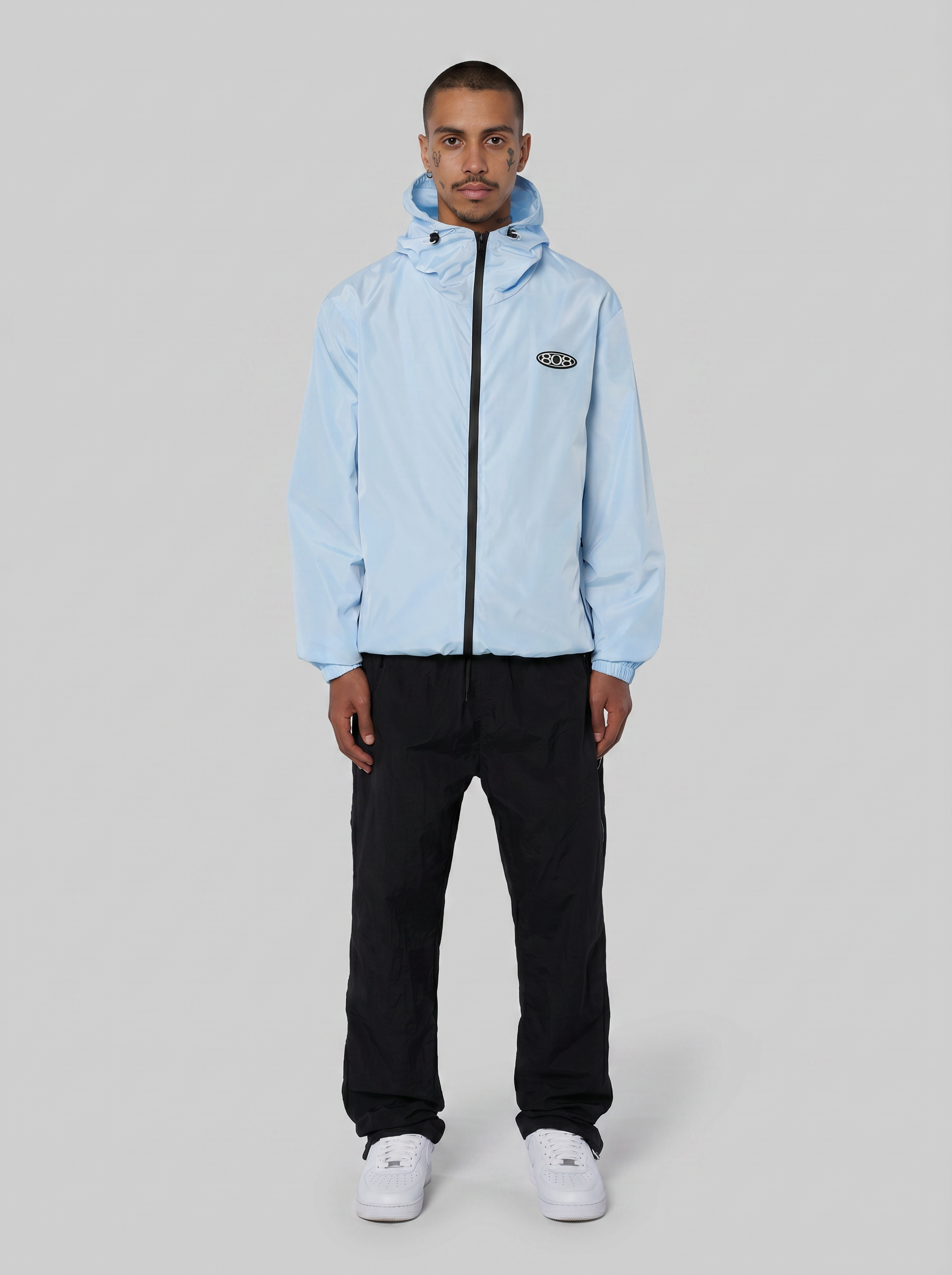 Windbreaker Jacket Sky Blue-thumbmail-4
