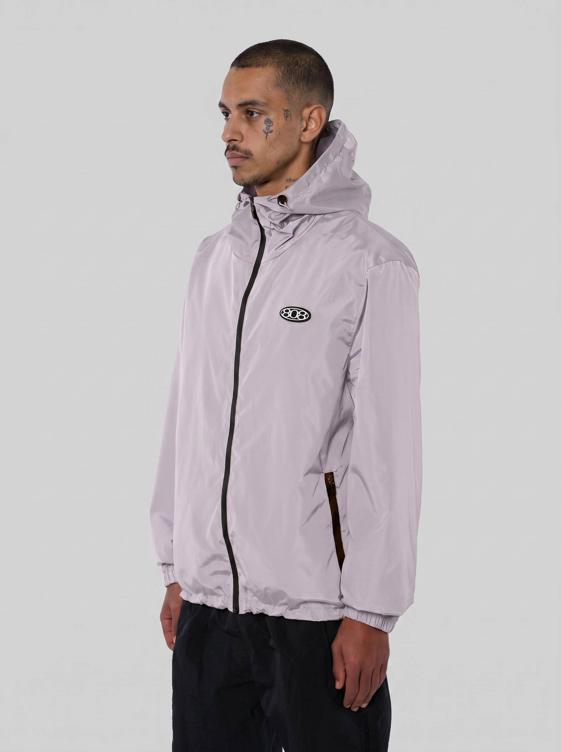 Windbreaker Jacket Grey-thumbmail-3